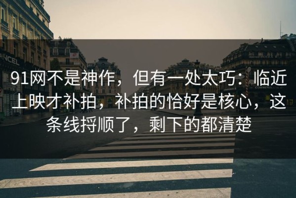 91网不是神作，但有一处太巧：临近上映才补拍，补拍的恰好是核心，这条线捋顺了，剩下的都清楚
