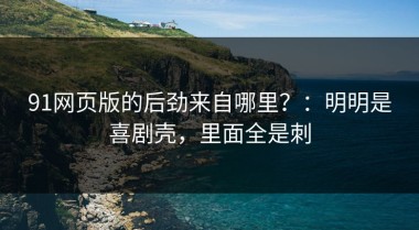 91网页版的后劲来自哪里？：明明是喜剧壳，里面全是刺