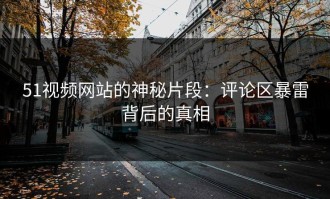 51视频网站的神秘片段：评论区暴雷背后的真相
