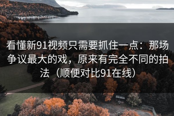 看懂新91视频只需要抓住一点：那场争议最大的戏，原来有完全不同的拍法（顺便对比91在线）