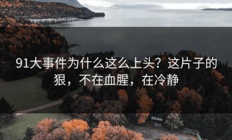91大事件为什么这么上头？这片子的狠，不在血腥，在冷静